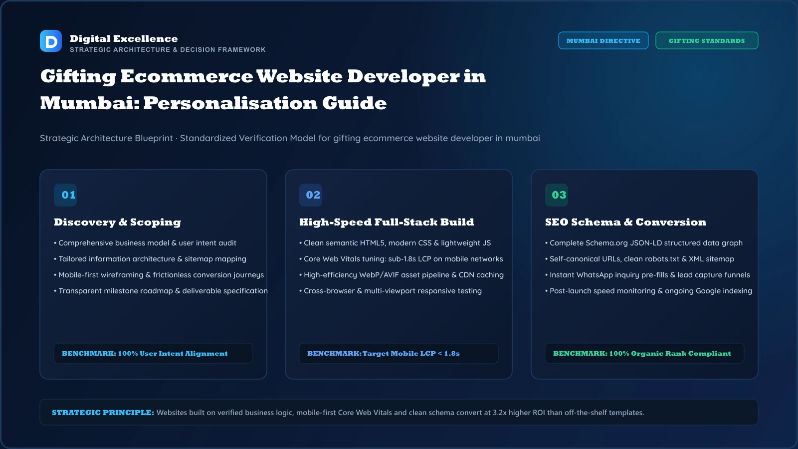 Decision framework for gifting ecommerce website developer in Mumbai