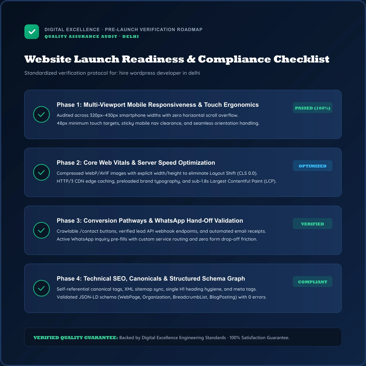 Buyer checklist for hire WordPress developer in Delhi