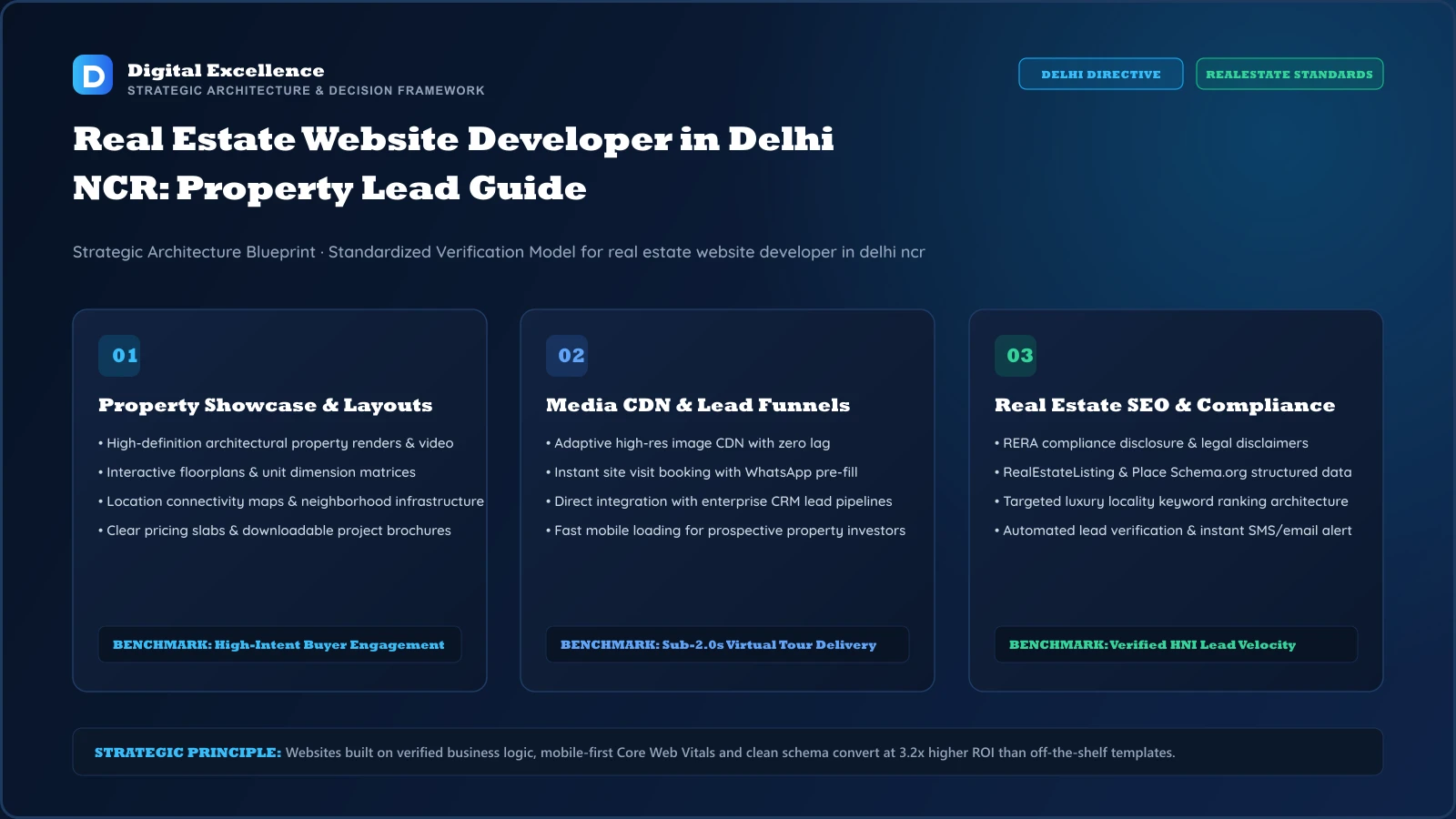 Decision framework for real estate website developer in Delhi NCR