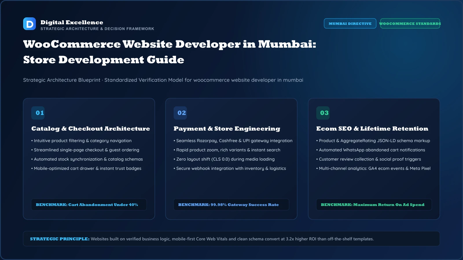 Decision framework for WooCommerce website developer in Mumbai